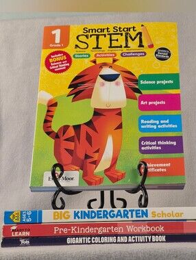Kids Learning & Activity Book Bundle – STEM, Kindergarten, Pre-K & Trolls Fun